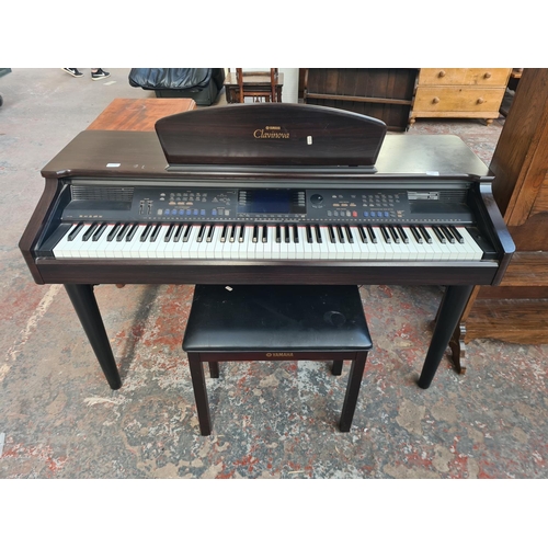 259 - A Yamaha Clavinova CVP-105 digital piano with matching stool