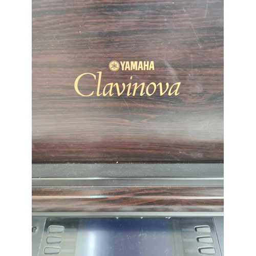 259 - A Yamaha Clavinova CVP-105 digital piano with matching stool