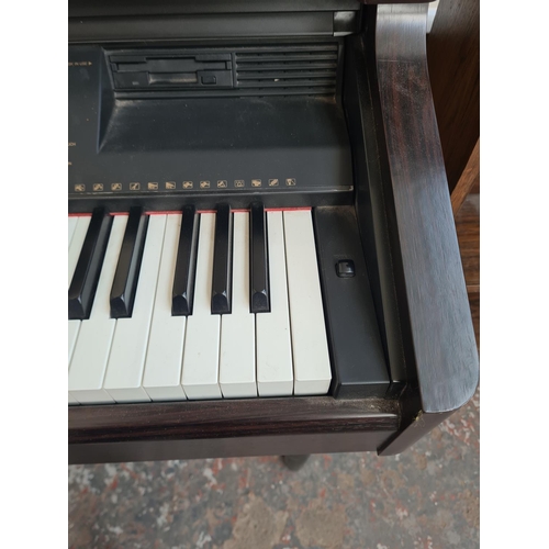 259 - A Yamaha Clavinova CVP-105 digital piano with matching stool