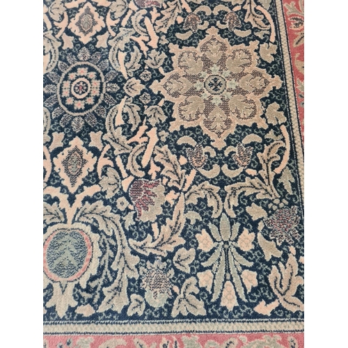 359 - A Handmade Carpets Ltd Merton pink and blue rug - approx. 190cm x 135cm