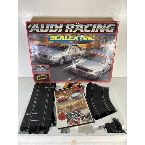 103 - A boxed Hornby Scalextric C.1015P Audi racing set