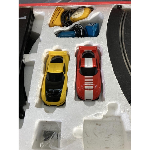 103 - A boxed Hornby Scalextric C.1015P Audi racing set