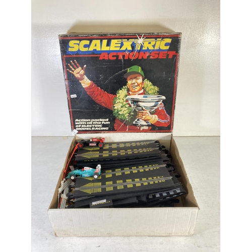 104 - A boxed Hornby Scalextric action set