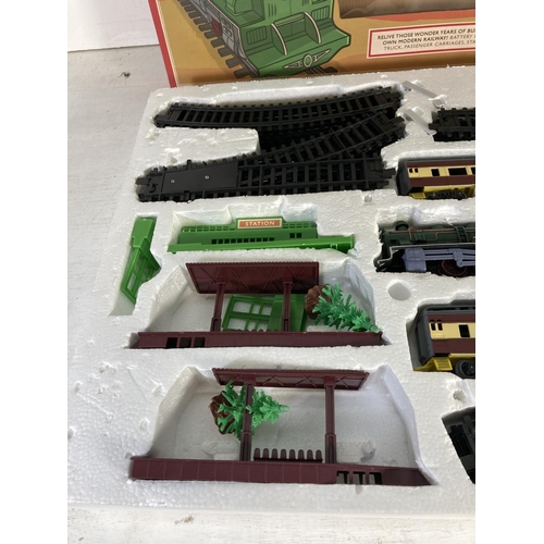 106 - A boxed Transpacific Ltd traditional battery powered model railway set