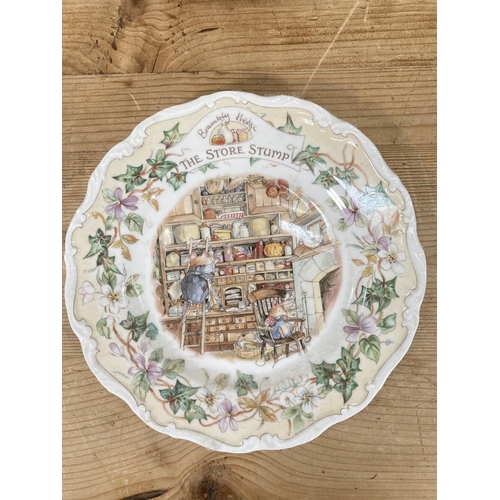 47 - Five Royal Doulton Brambly Hedge collector's plates comprising Autumn, Winter, Spring, Summer and Th... 