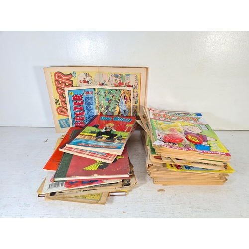 161 - A large collection of assorted comics to include The Dandy, Beano etc.