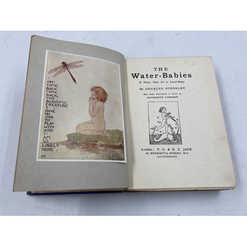 158 - Three antique and vintage books, one Alice in Wonderland Illustrated By Gwyndd Hudson First Printing... 