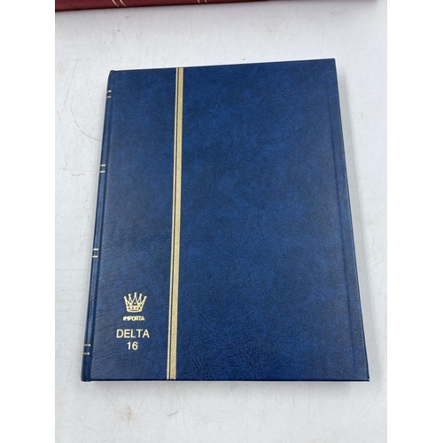 164 - Three stamp albums containing various worldwide stamps