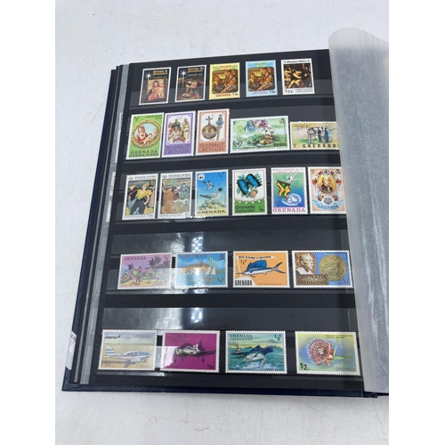 165 - A stamp album containing a collection of various world wide stamps