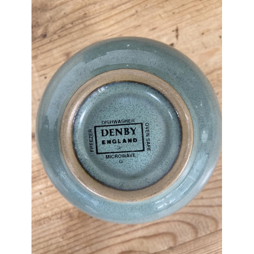55 - An approx. twenty four piece Denby glazed part ceramic tea set