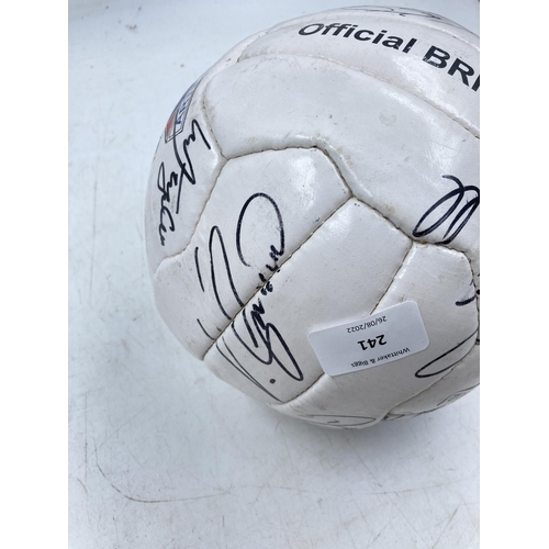 241 - A Blackburn Rovers FC signed football