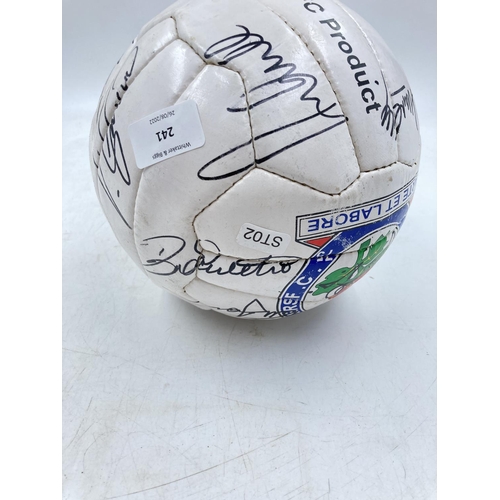 241 - A Blackburn Rovers FC signed football