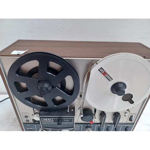 560 - An Akai 4000DS three head reel-to-reel tape recorder