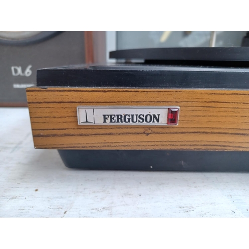 561 - Two items, one pair of Celestion DL6 Series Two two way hi-fi speakers and one Ferguson 3047B three ... 