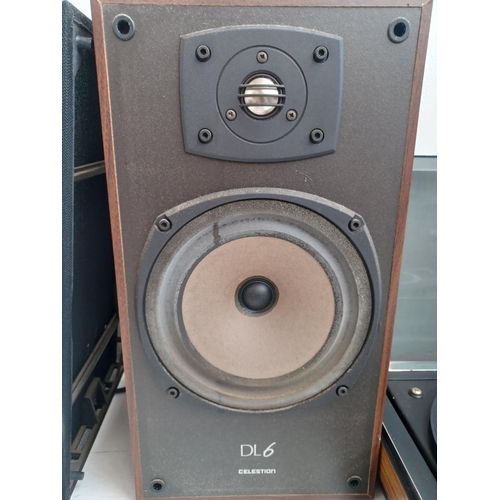 561 - Two items, one pair of Celestion DL6 Series Two two way hi-fi speakers and one Ferguson 3047B three ... 