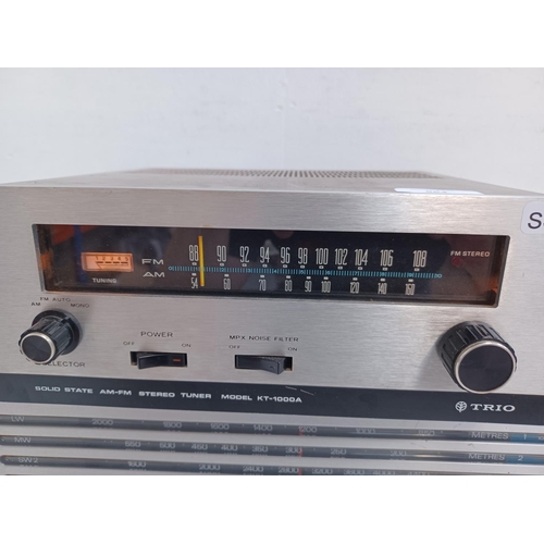 563 - Two items of vintage hi-fi, one Bush TA2800 Arena four band receiver and one Trio KT-1000A solid-sta... 