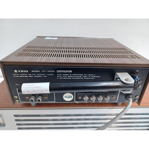 563 - Two items of vintage hi-fi, one Bush TA2800 Arena four band receiver and one Trio KT-1000A solid-sta... 