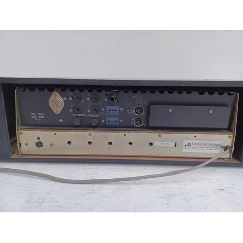 563 - Two items of vintage hi-fi, one Bush TA2800 Arena four band receiver and one Trio KT-1000A solid-sta... 