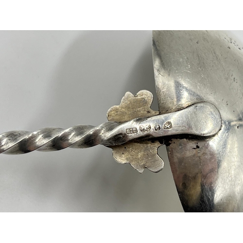 1211 - An antique Maltese .875 grade silver ladle - approx. gross weight 64 grams and approx. 21cm long x 6... 