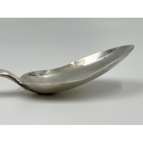 1212 - A Philip Weekes Victorian hallmarked Dublin silver serving spoon, dated 1844 - approx. gross weight ... 