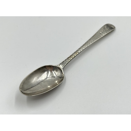 1232 - Eight antique hallmarked sterling silver spoons to include set of four William IV Thomas Watson Newc... 