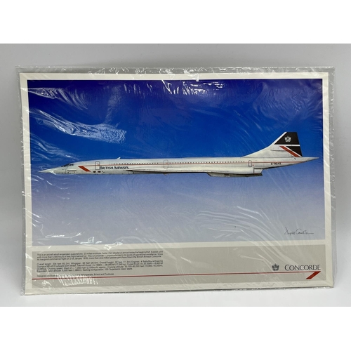 1236 - A collection of Concorde ephemera to include two boxed British Airways 1976-1986 10th Anniversary Su... 