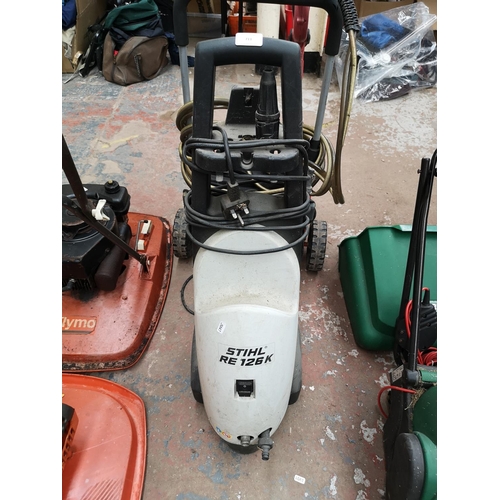 711 - A Stihl RE126K 240v pressure washer