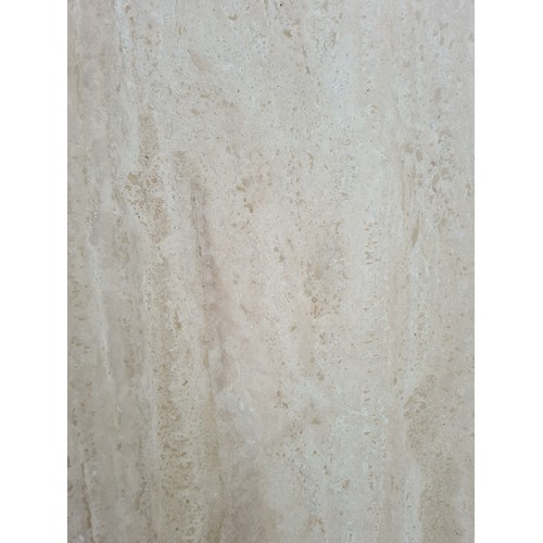 437A - A solid marble rectangular table top - approx. 200cm x 91cm