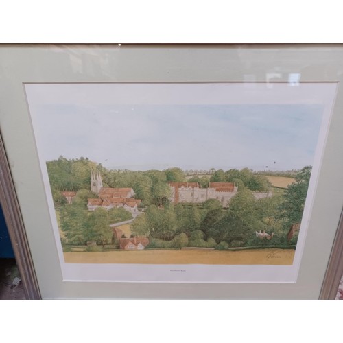 461 - A large collection of various pictures to include watercolour of Harlech Castle by John Evans, Fowle... 