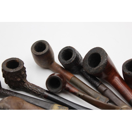 1257A - Eight assorted vintage Estate smoking pipes to include Duncan, Hardcastle, Ben Wade etc.