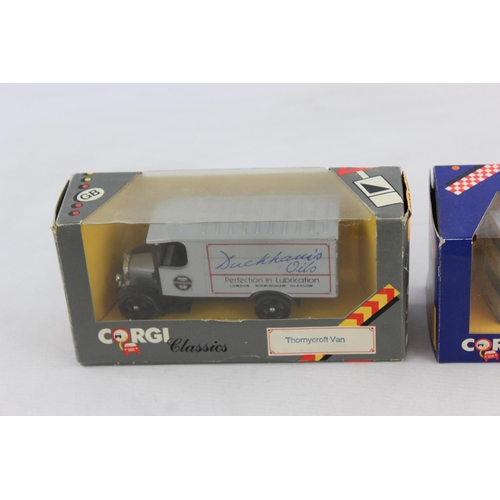 184 - Six boxed Corgi diecast models to include Monte Carlo BMC Mini, Nine Double Nine 07707 etc.