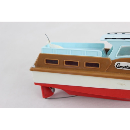 187 - A vintage boxed Cragstan battery operated inboard cabin cruiser