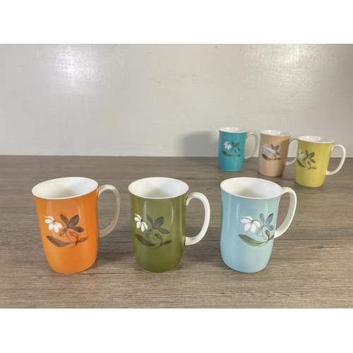 86 - Six Susie Cooper fine bone china 10cm mugs