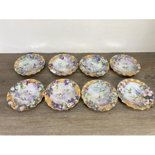 92 - Eight Lena Liu's Delicate Treasures limited edition collector's plates and three Lena Liu's Secret G... 