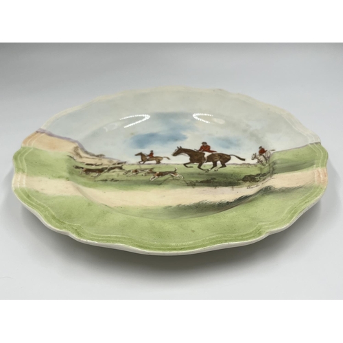 29 - A Royal Doulton Across The Moor D6326 plate signed Charles Simpson - approx. 27cm diameter