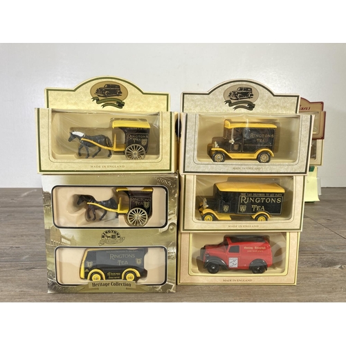 137 - A collection of boxed diecast model vehicles to include Lledo Days Gone, Castle House Models, Ringto... 