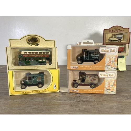 137 - A collection of boxed diecast model vehicles to include Lledo Days Gone, Castle House Models, Ringto... 