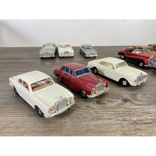 156 - Fifteen Corgi and Matchbox Rolls Royce diecast model vehicles