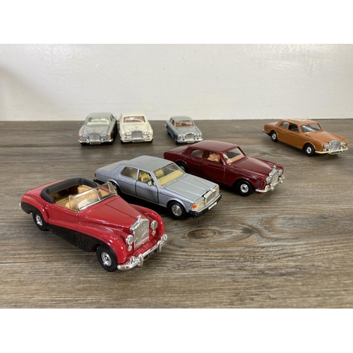 156 - Fifteen Corgi and Matchbox Rolls Royce diecast model vehicles