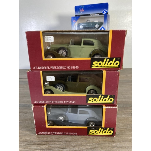 160 - Eight boxed Solido Rolls Royce diecast model vehicles