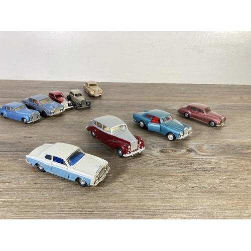 174 - Fourteen vintage Rolls Royce diecast model vehicles to include Corgi Whizzwheels Silver Shadow, Tri-... 