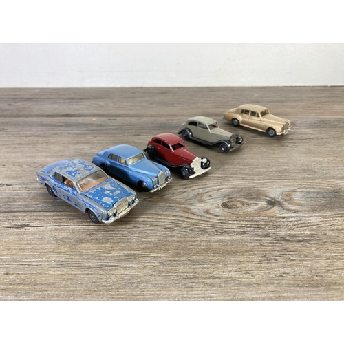 174 - Fourteen vintage Rolls Royce diecast model vehicles to include Corgi Whizzwheels Silver Shadow, Tri-... 