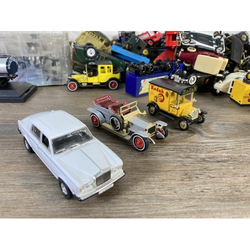 179 - A large collection of assorted diecast model vehicles to include Matchbox Superkings Rolls Royce Sil... 