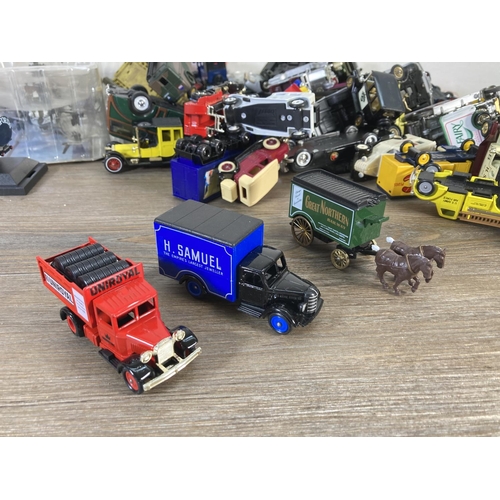 179 - A large collection of assorted diecast model vehicles to include Matchbox Superkings Rolls Royce Sil... 