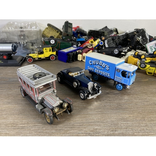 179 - A large collection of assorted diecast model vehicles to include Matchbox Superkings Rolls Royce Sil... 