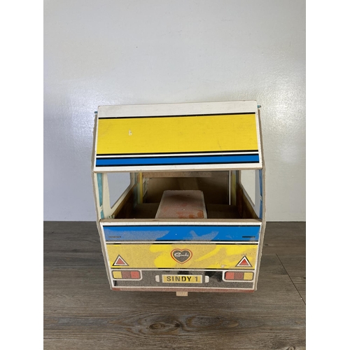 182 - A 1970s Pedigree Toys Sindy caravan - approx. 38cm high x 25cm wide x 48cm deep