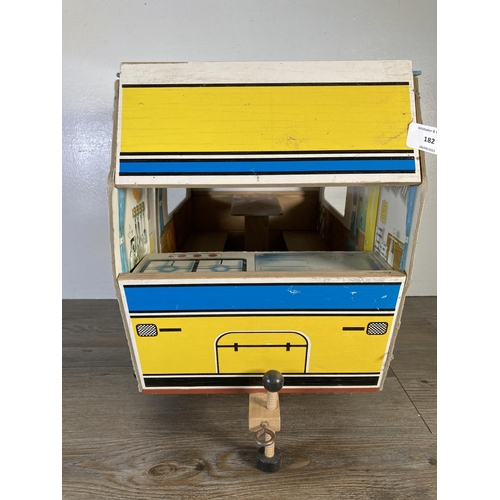 182 - A 1970s Pedigree Toys Sindy caravan - approx. 38cm high x 25cm wide x 48cm deep