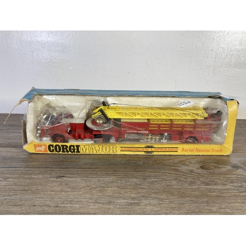 214 - A boxed Corgi Major 1143 American LaFrance Aerial Rescue truck