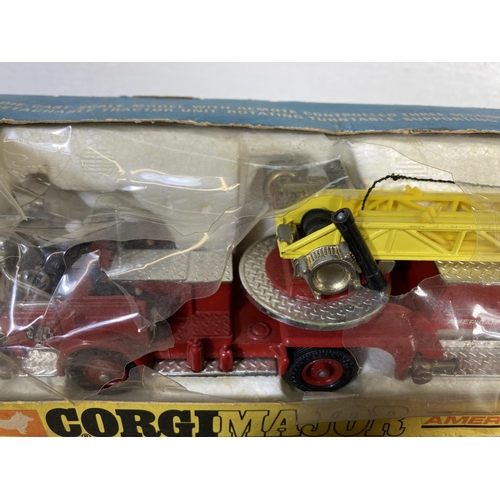 214 - A boxed Corgi Major 1143 American LaFrance Aerial Rescue truck