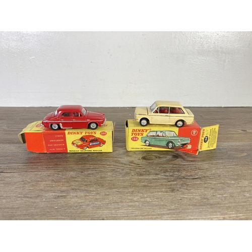 215 - Two boxed Dinky diecast model vehicles, one no. 138 and one no. 268